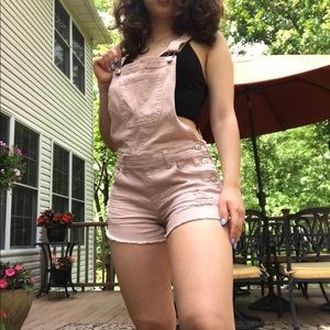 Pink Overalls